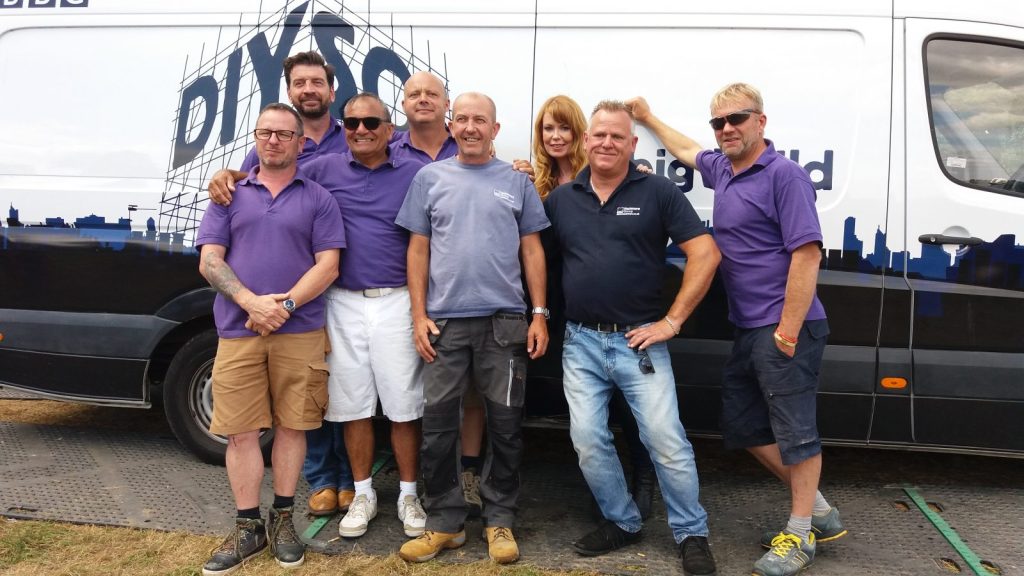 Alan Layton & Jason Bradshaw with DIY SOS Team