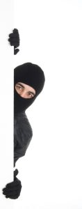 Burglar stock photo