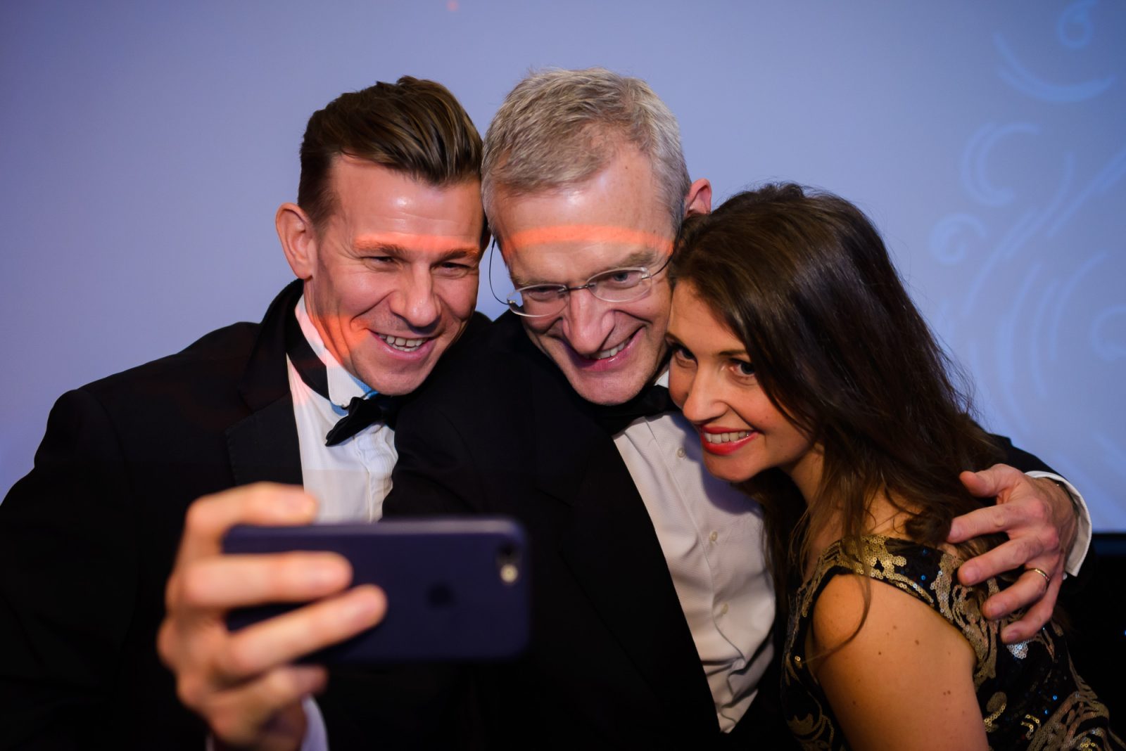 Business Leader Awards - selfie with Jeremy Vine