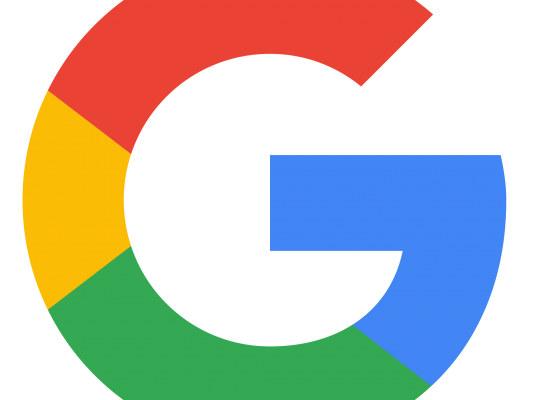 Google logo on a white background