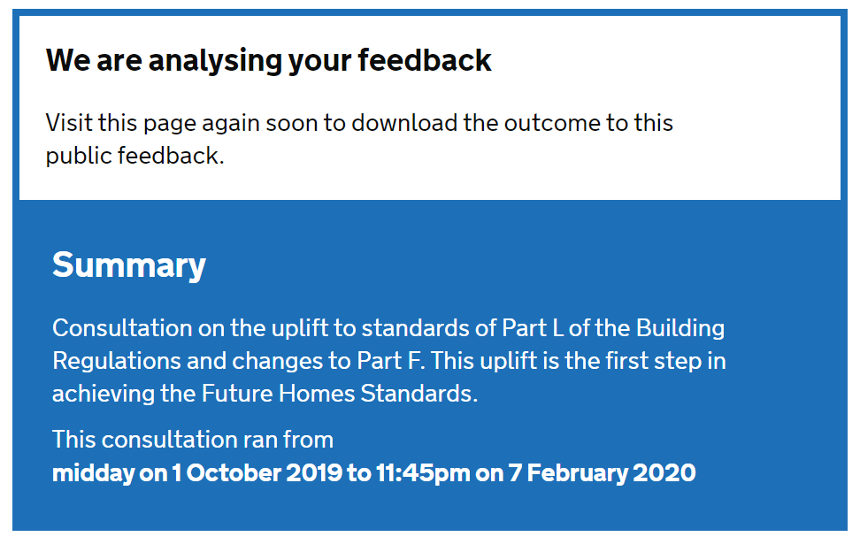 Government summary statement 