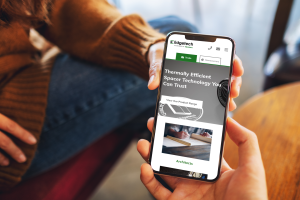 Edgetech mobile website view