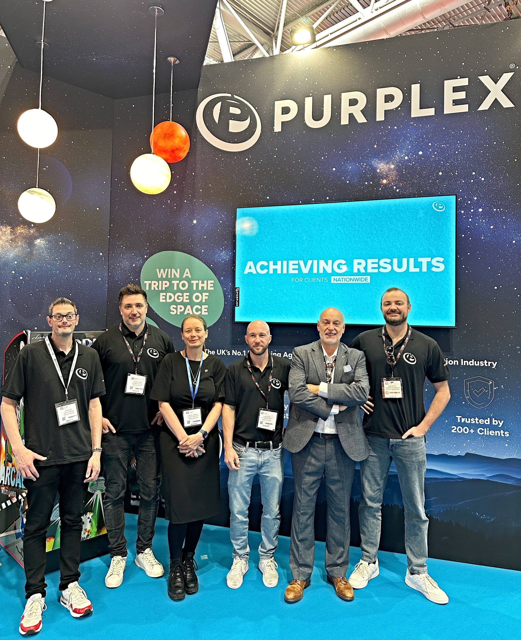 Purplex Marketing team at the FIT Show 2025