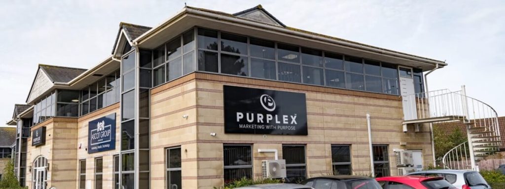 Lead generation for home improvement companies – exterior of Purplex Marketing headquarters building
